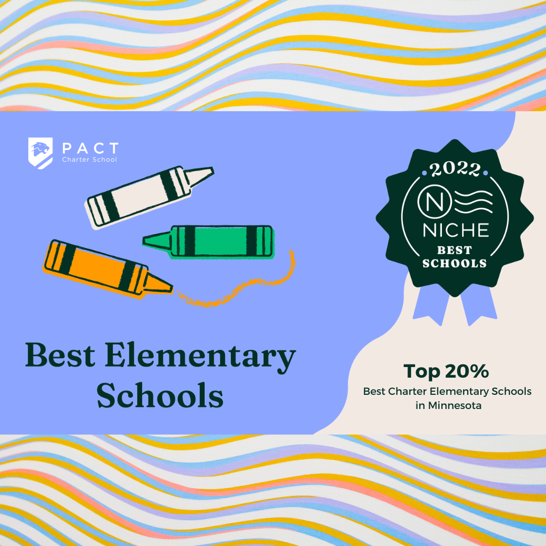 2022: Ranked top 20% of Best Elementary Charter Schools in Minnesota - Niche