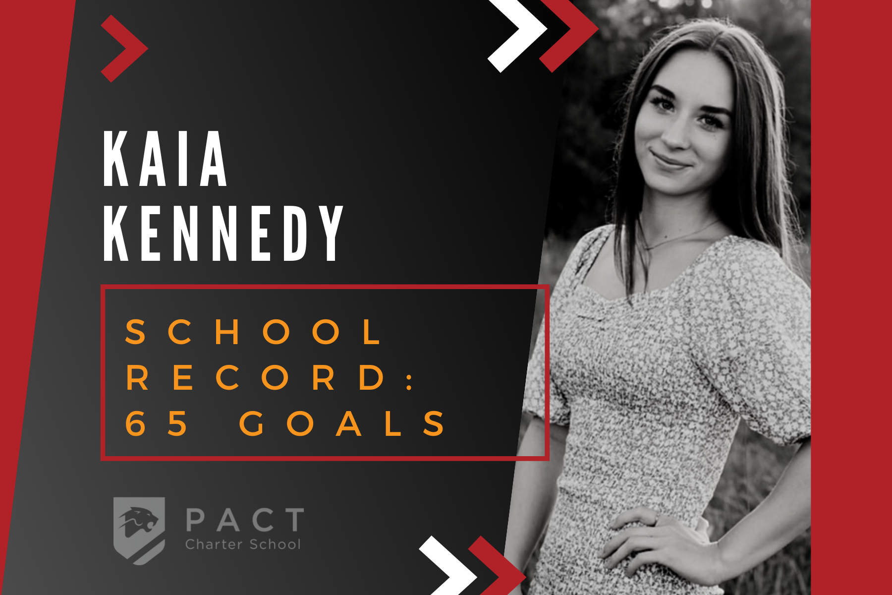 Kaia Kennedy Sets School Record in Goals